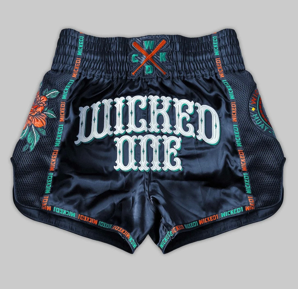 MUAY THAI SHORT BANDIDO NAVY