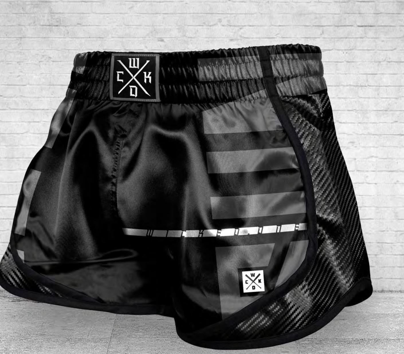 MUAY THAI SHORT SQUAD KLAZ BLACK