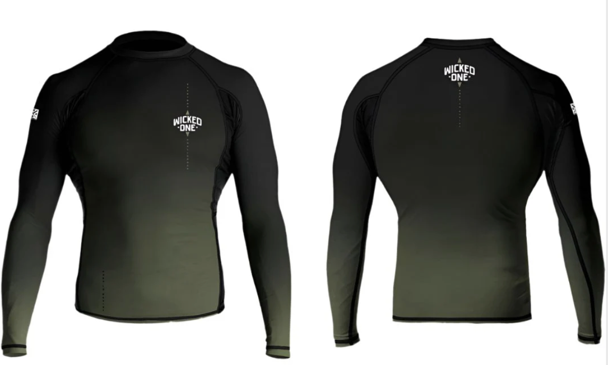RASHGUARD GHOST BLACK / KHAKI