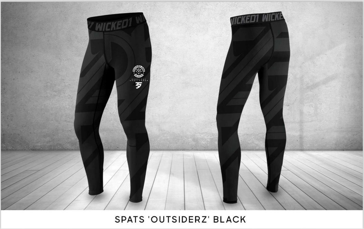 Wicked1 Spats “Outsiderz” Black