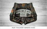 Wicked1 Muay Thai Short “Bandido” Khaki