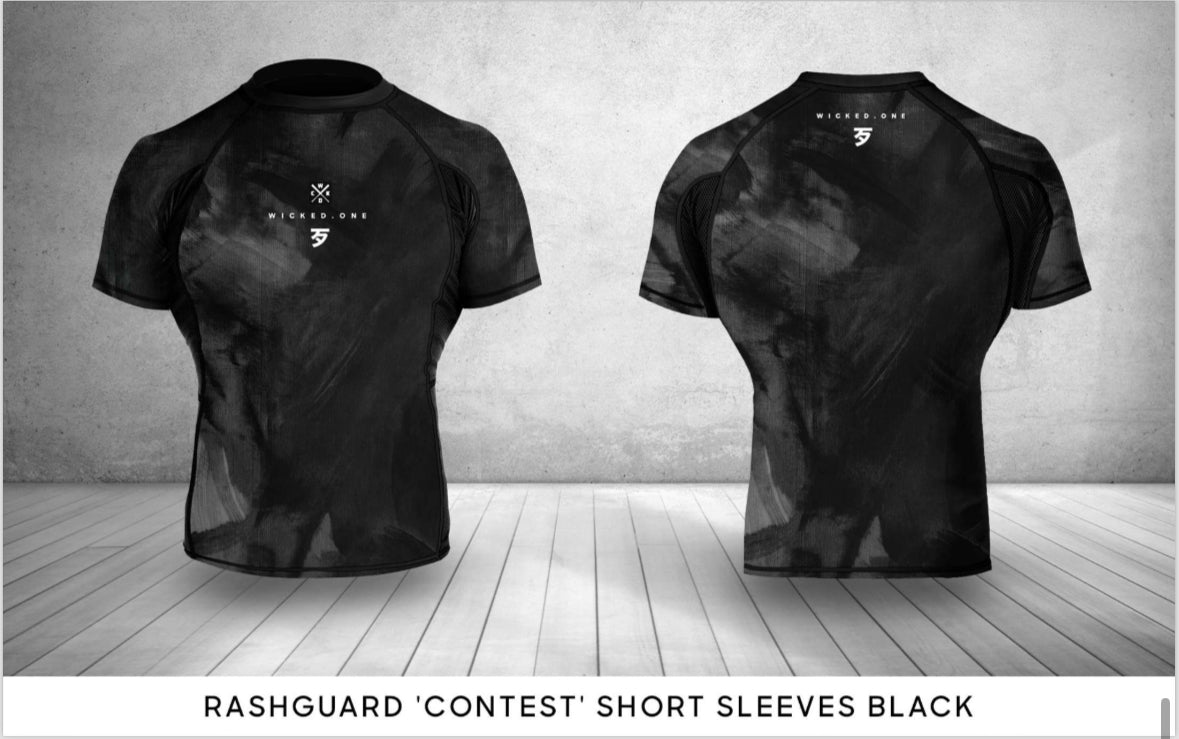 Wicked1 Rashguard “Contest” Black