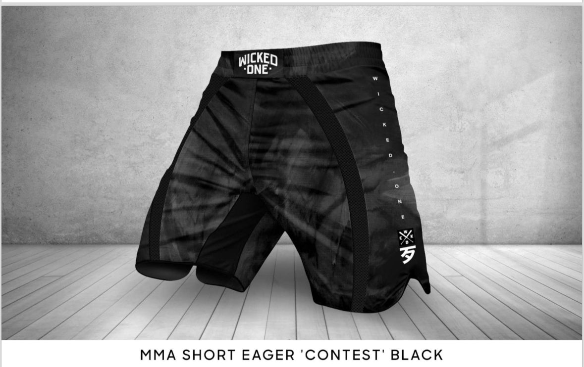 Wicked1 MMA Short Eager “Contest” Black