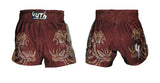 Kingdom X Yuth Collab Muay Thai  "Tiger" Shorts Burgundy