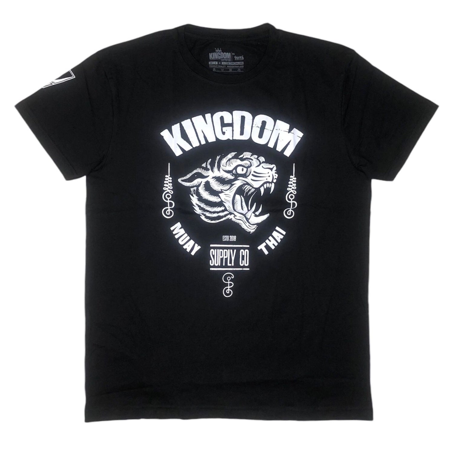 Kingdom X Yuth Classic Tiger T-Shirt Black