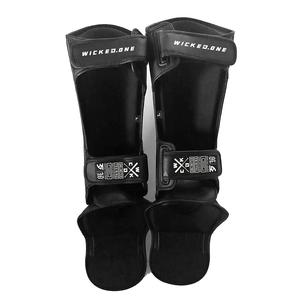 KRUZ Black Shin Guards
