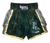 Kingdom X Yuth Collab Muay Thai  "Gator "Shorts Green