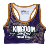 Kingdom Muay Thai X Yuth "Gator" Sports Bra- Purple