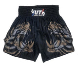 Kingdom X Yuth Collab Muay Thai  "Tiger" Shorts Black