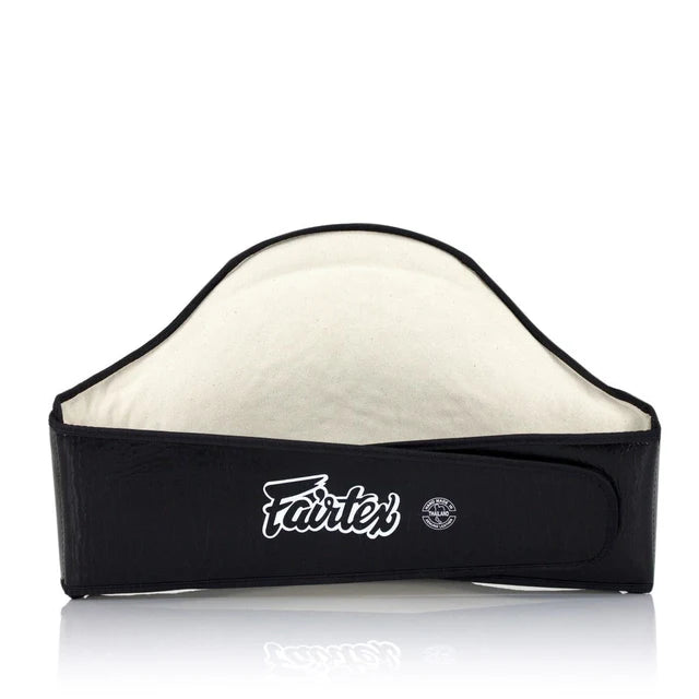 Fairtex Standard Leather Belly Pad - Hook & Loop Waist Wrap