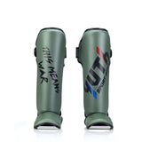 Army Green Yuth-Sport Line Shinguard Front