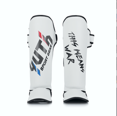 White Yuth Sport Line Shinguard Front