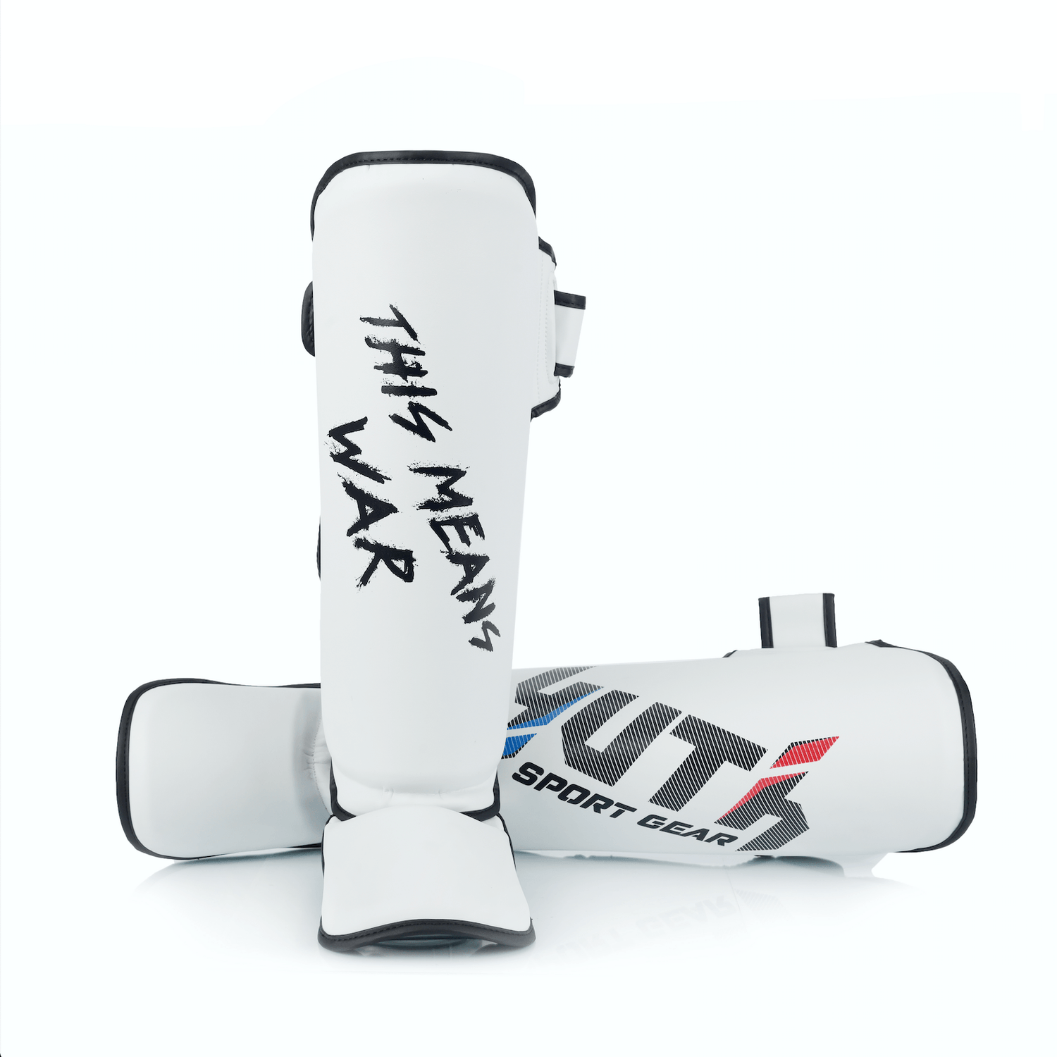 White Yuth-Sport Line Shinguard Front