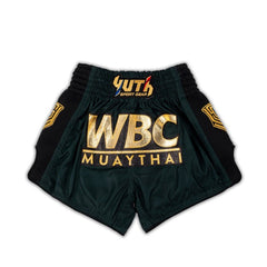  Green Yuth X WBC Muay Thai Shorts Front